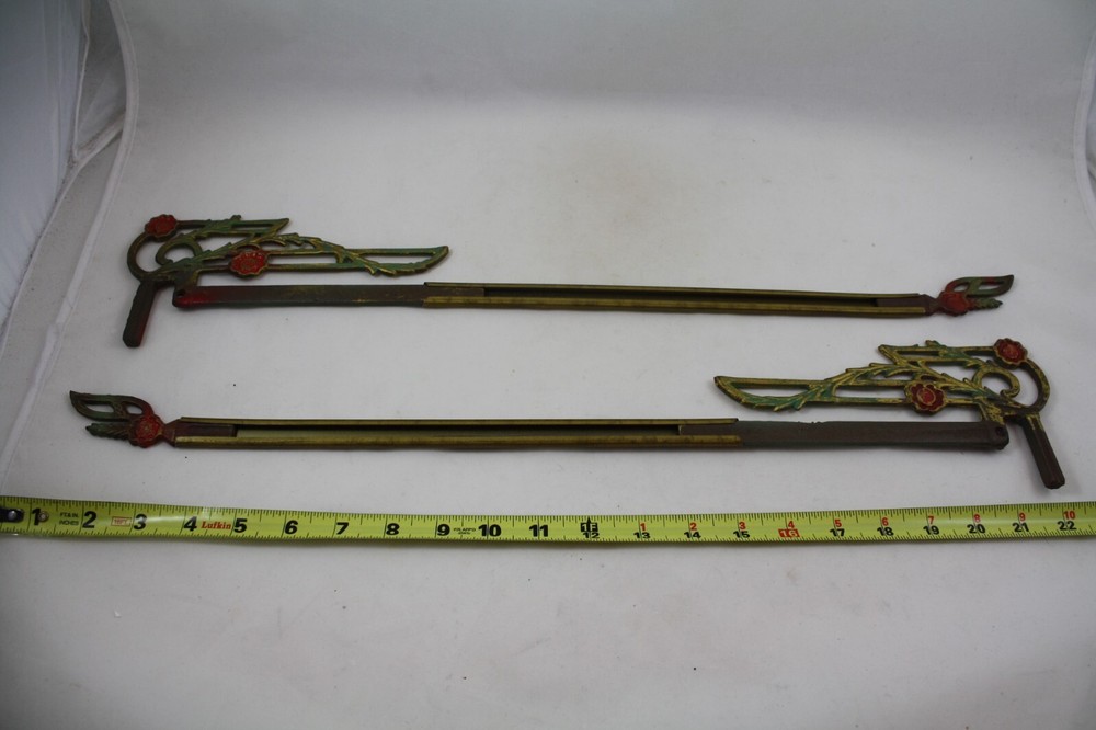 Vintage Swing Arm Extendable Curtain Rods