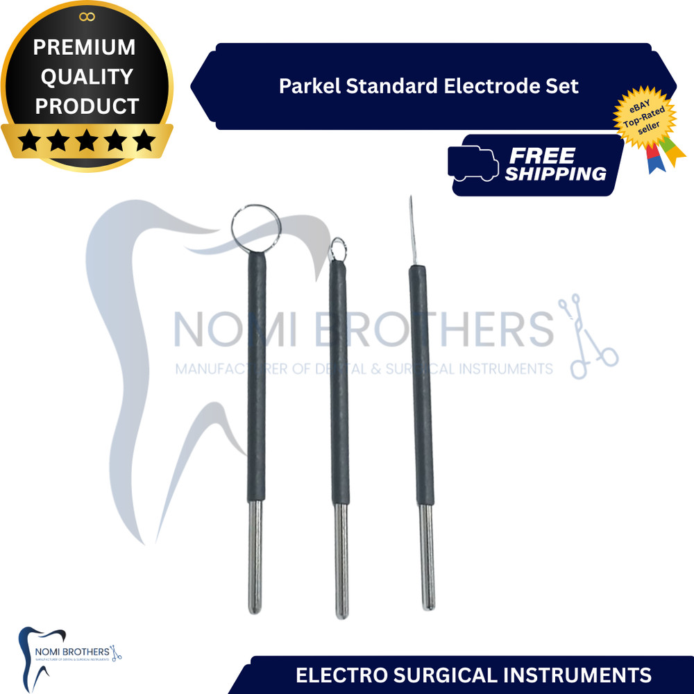 Parkell Sensimatic Electrode Set 1/16 Shaft Standard Reusable CE
