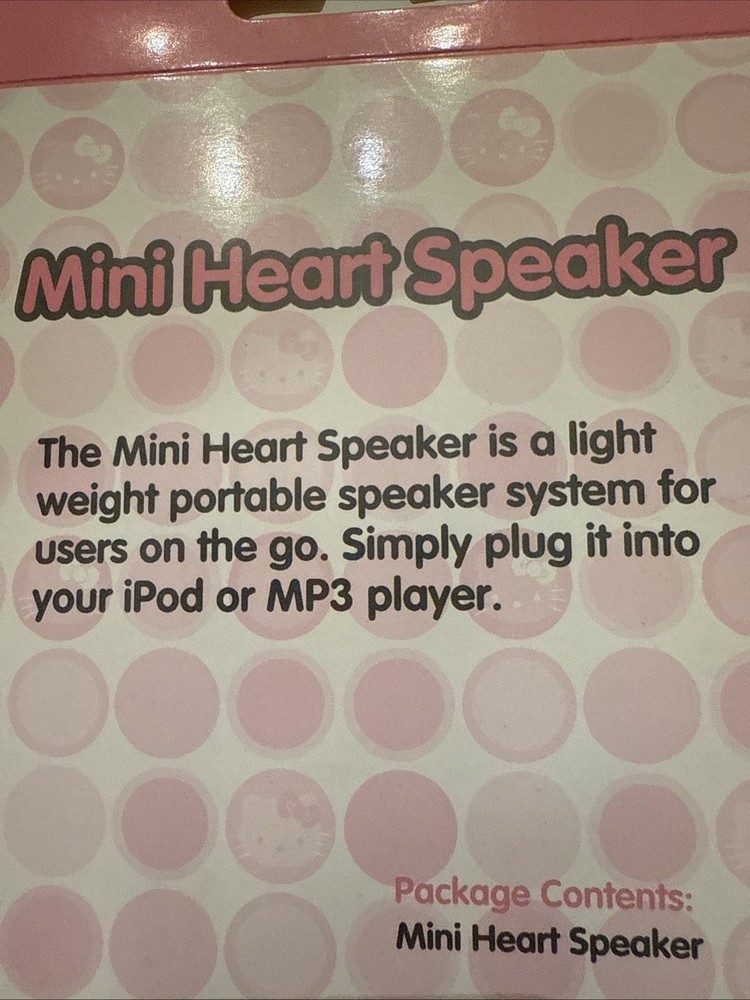 Hello Kitty Mini Heart Speaker