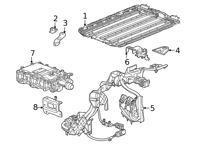 Genuine GM Front Bracket 84734645