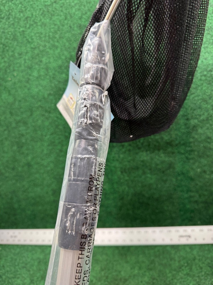 Tetra Telescoping Pond Net Silver Black