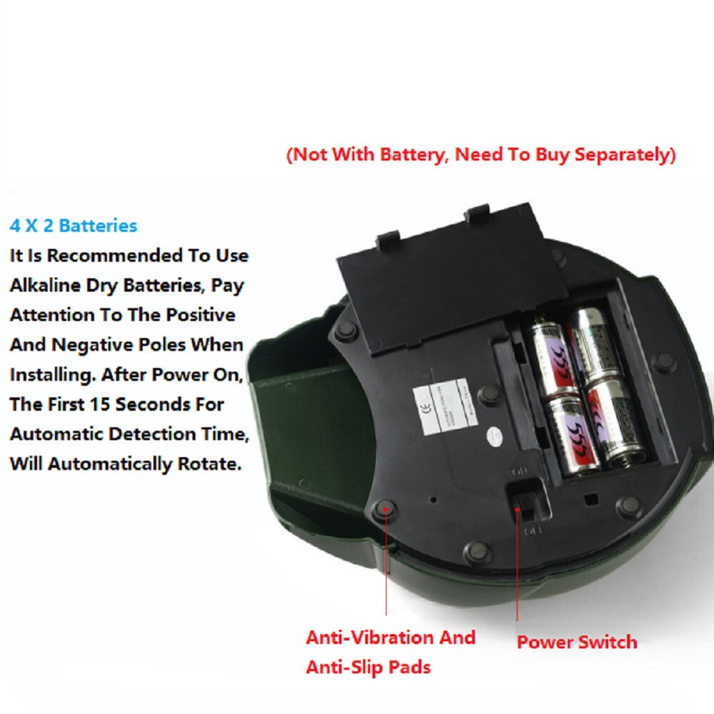 LCD Display Timer Quantitative Feeder Fish Pond Automatic Feeding Machine