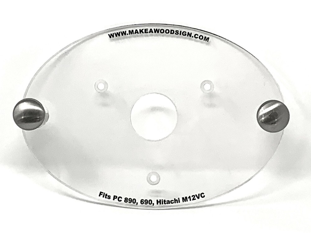 Hitachi KM12VC Router Acrylic Base Plate