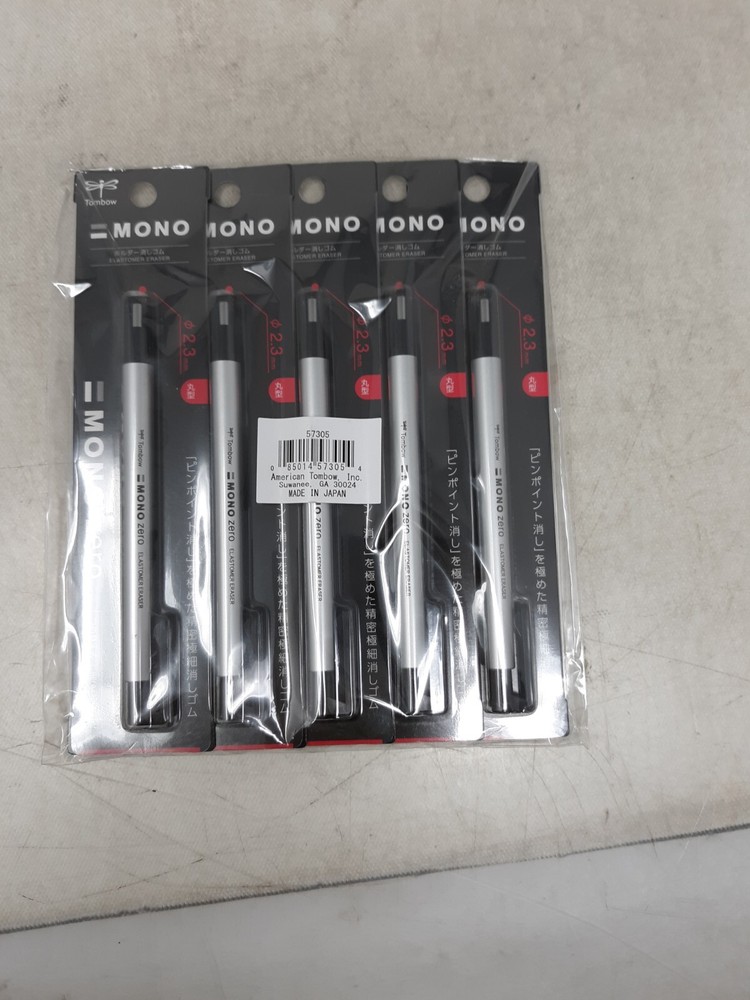 Tombow MONO Zero Eraser-Round - [PACK OF 5]