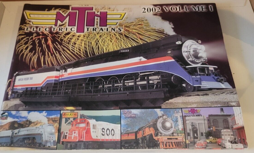 MTH CLASSIC ELECTRIC TRAINS CATALOG 2002 VOLUME 1