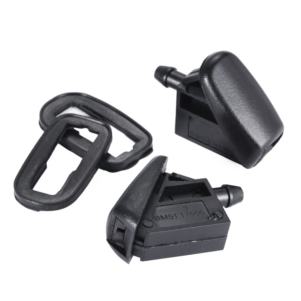 2Pcs Front Windshield Wiper Washer Jet Nozzle For Ford Focus MK 2 2004-2011