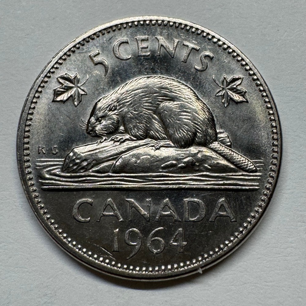 1964 Canada 5 Cents - Coin #D-027