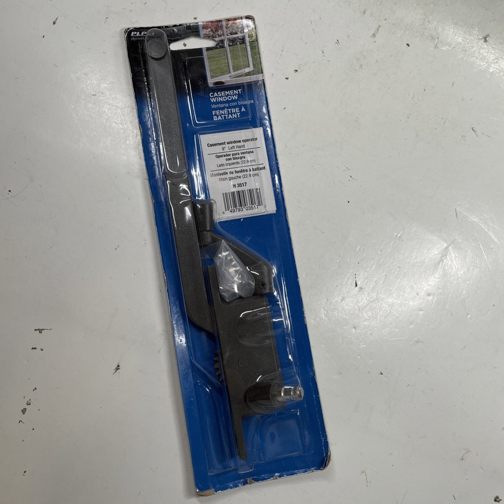 H 3517 9 In. Bronze Diecast Casement Operator Left Hand Square Type single Pack