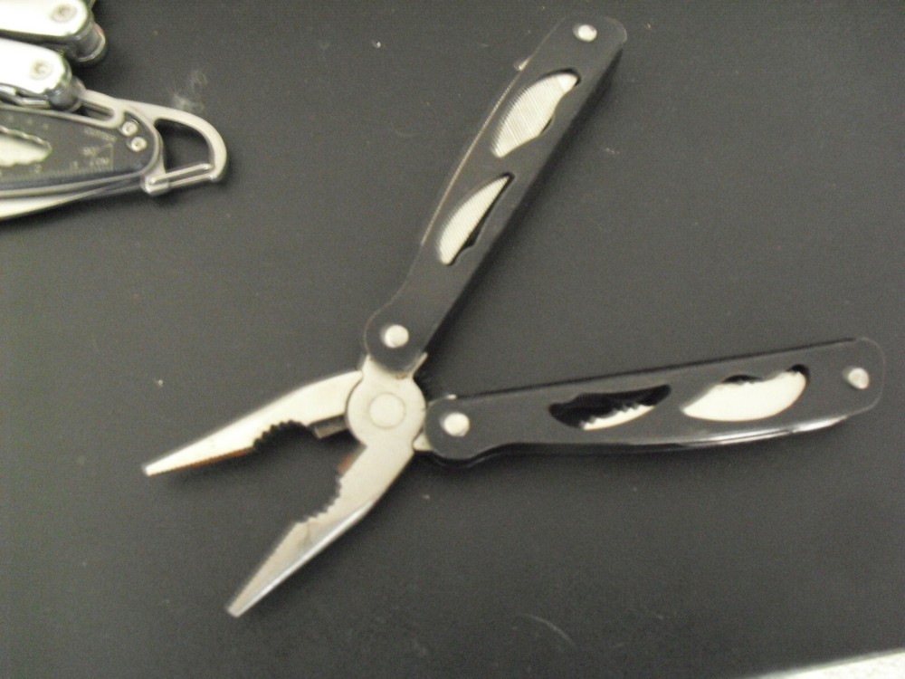 Stainless Steel Sheffield 9 Tool Folding Multi-tool Knife 6" Long