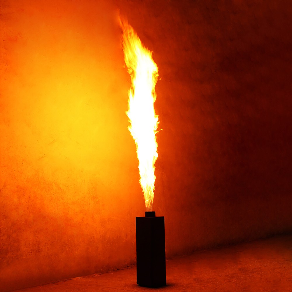 4× 200W Fire Thrower Flame Machine Projector Stage Effect Disco Concert Show
