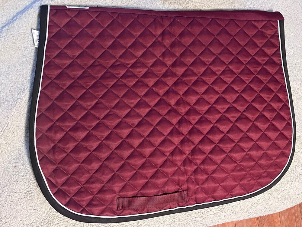 Dover Saddlery Quilted All-Purpose Piped Saddle Pad