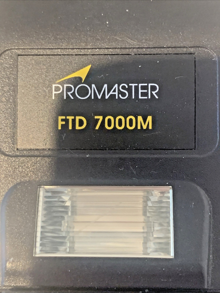 PROMASTER FTD 7000M System Flash High Power Zoom Head Untested