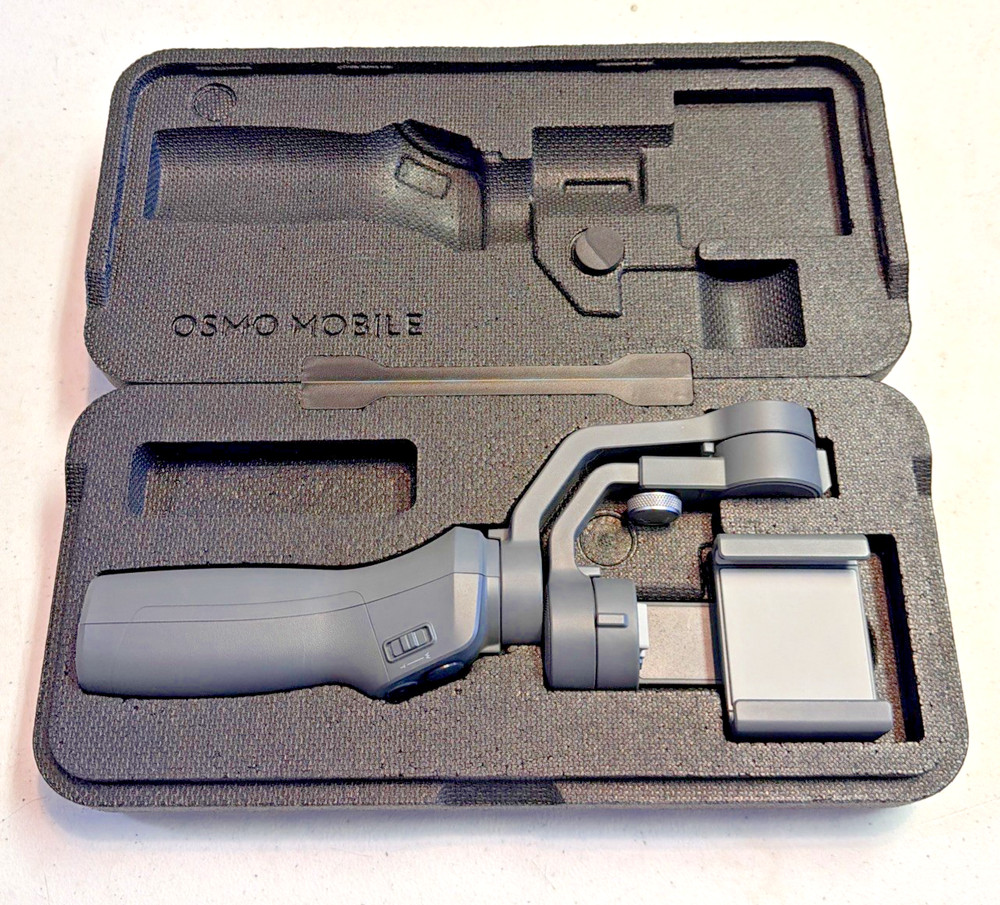 DJI Osmo Mobile 2 Gimbal with Case - Excellent Condition