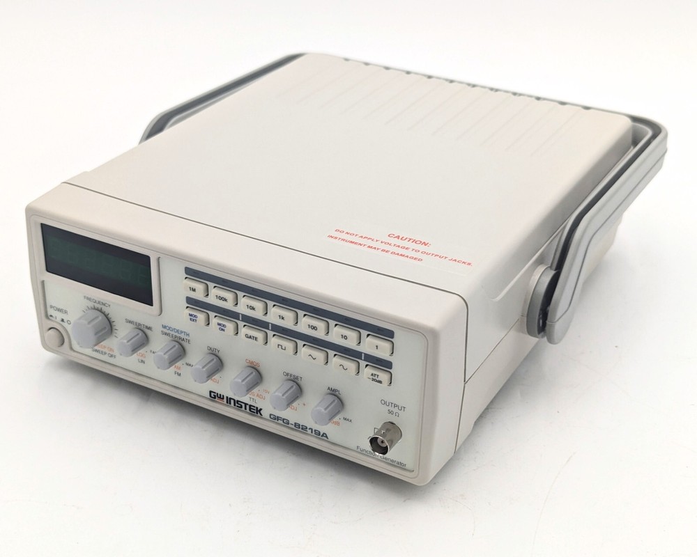GW INSTEK GFG-8219A Function Generator, 3MHz, 6-Digits, Analog