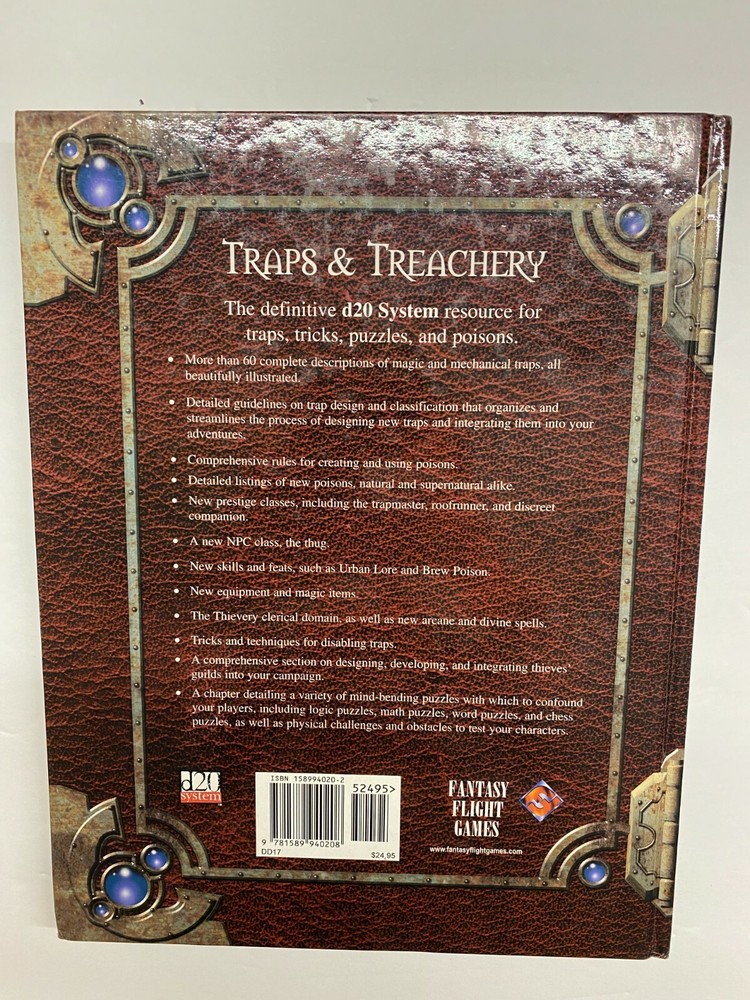 Legends & Lairs RPG Traps & Treachery Core Rulebook