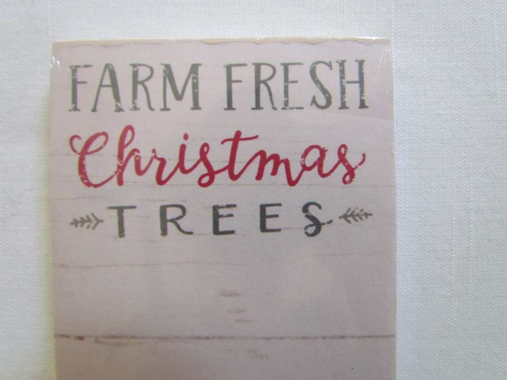 Primitive Theme list pad Primitives by Kathy 4pc Christmas Mitten Tree NEW LOT E