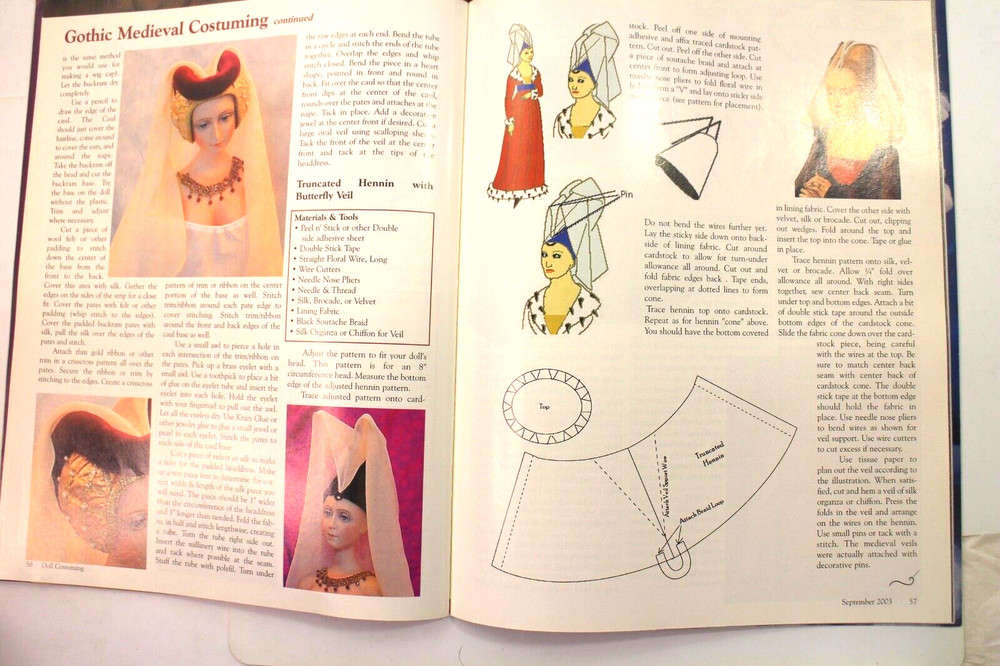 Doll Costuming with Patterns September 2003