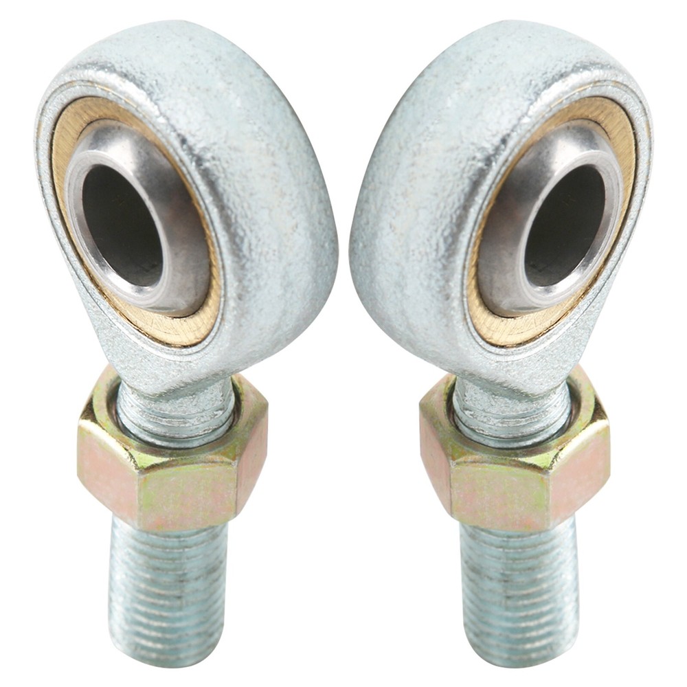2pcs M10 10mm Tie Rod End Bearing Right /Left Thread Link Heim Joint