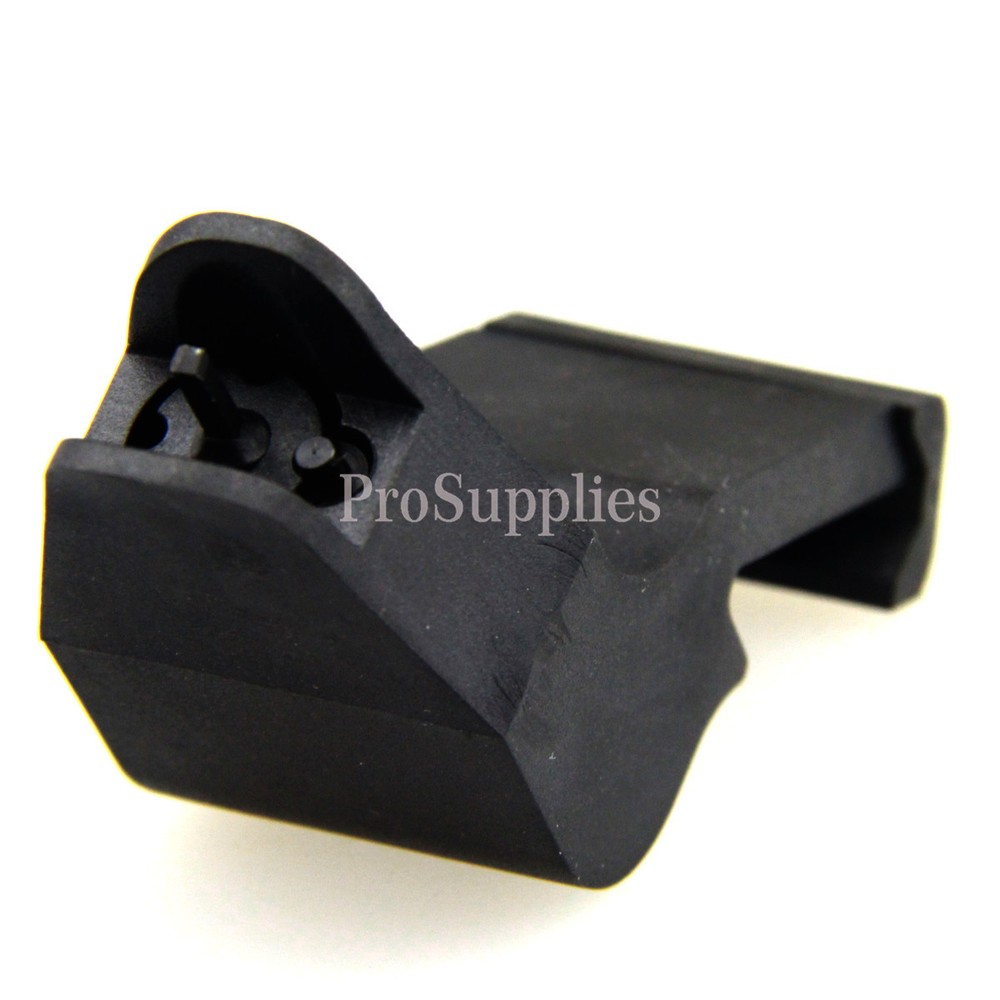 Black Front & Rear 45 Degree Rapid Transition BUIS Backup Polymer Sight