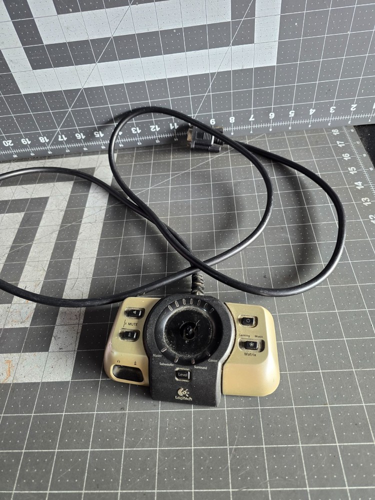 Logitech G51 Volume Controller Sound Wired Remote Pod Control Unit Only OEM 1B