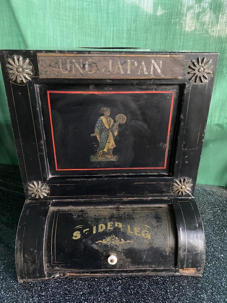Antique Tea Bin Store Display Japan Large