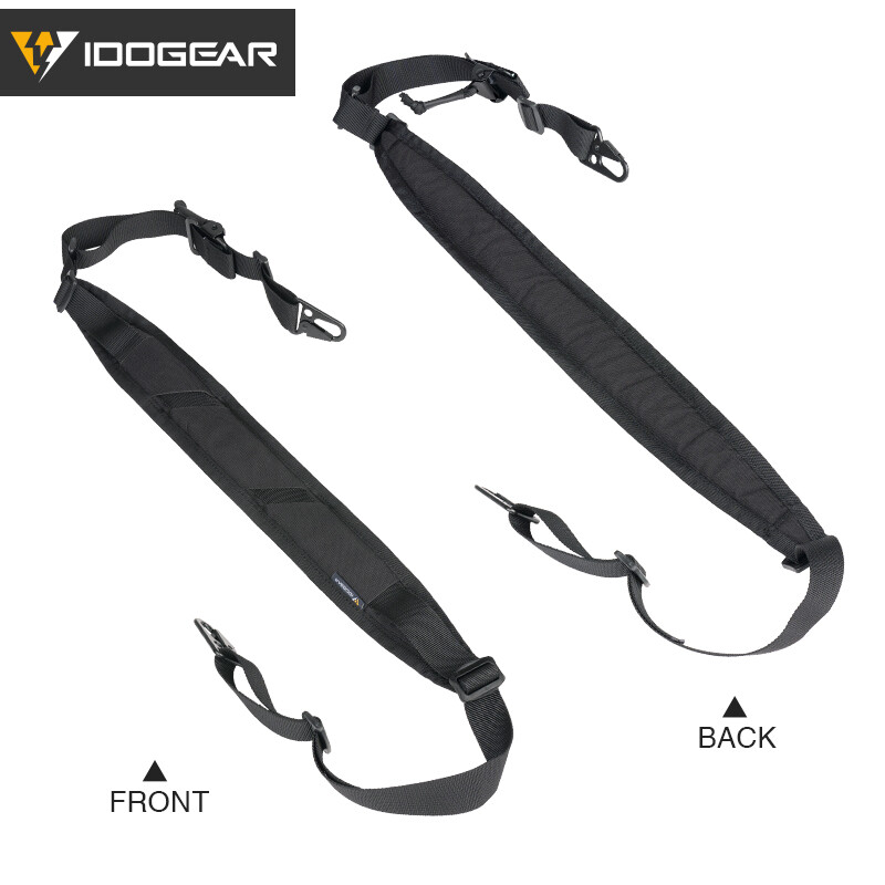 IDOGEAR Tactical Rifle Sling Ferro Style Slingster 2 Point Quick Pull Tab Army