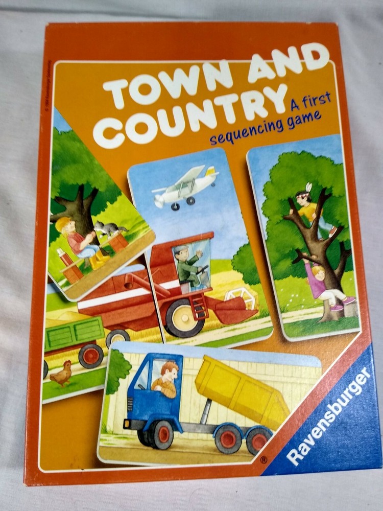 Town & Country: A First Sequencing Game | Ravensburger | 1994 | Complete Age 3 &