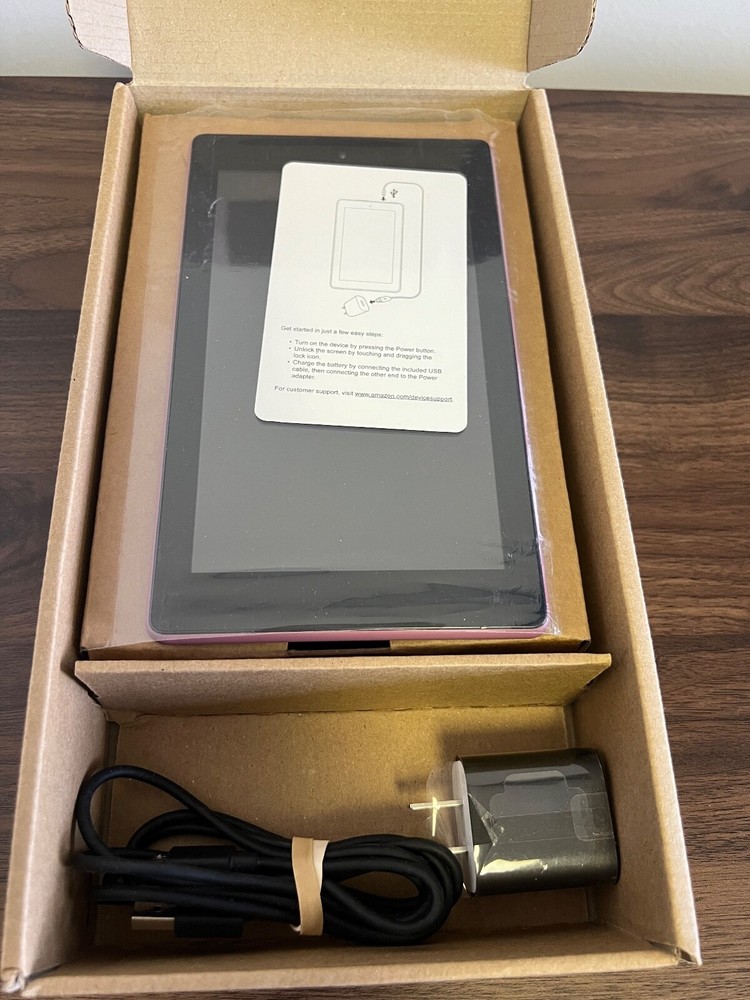 Fire 7 tablet, 7" display, 16 GB, (2019 release), Plum