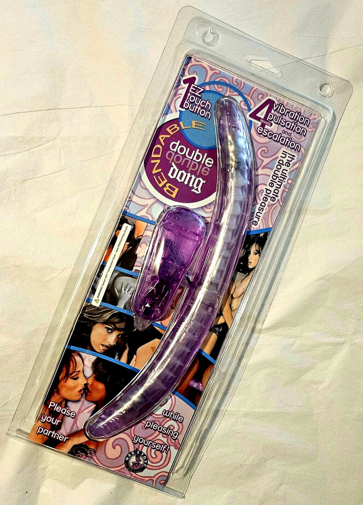 Bendable Flexible Double Dong Vibrator- Retail Tag $56.95