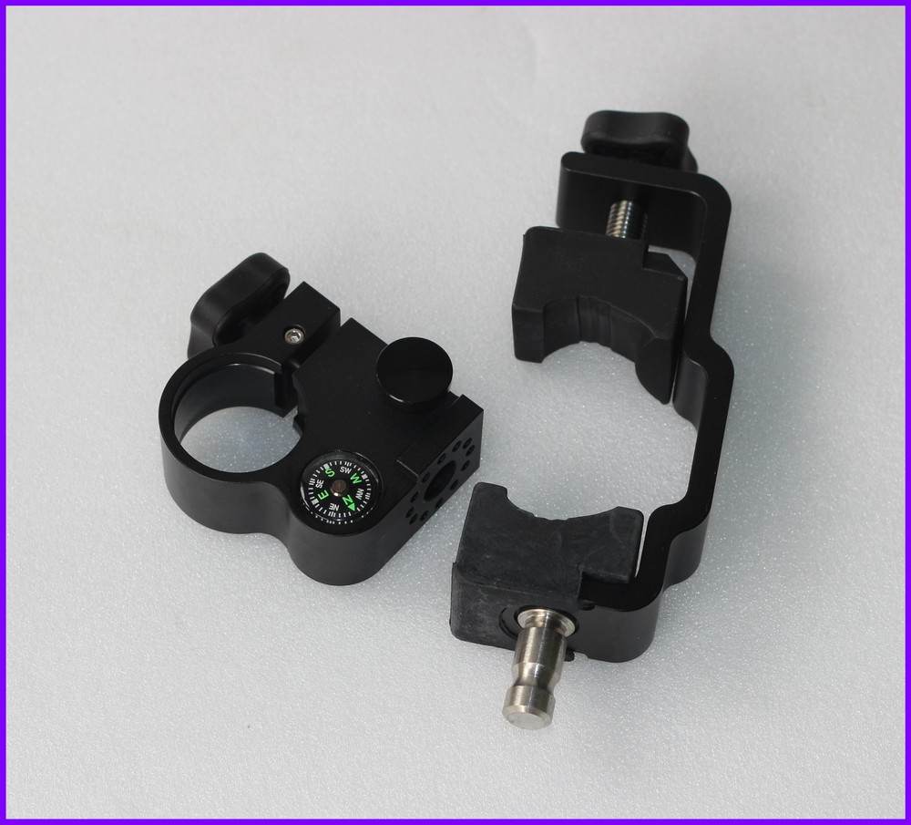 NEW SOUTH Pole Clamp with compass & Open Data Collector Cradle Bracket