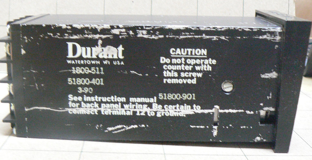 DURANT 1800, 51800-401 , Solid State Counter. USED, (L)