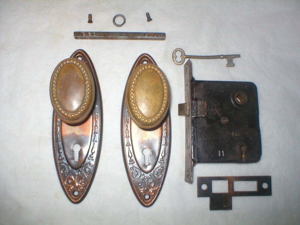 Antique Victorian Era Door Hardware