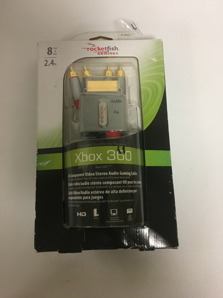 Rocketfish Gaming  Xbox 360 HD Component Video/Stereo Audio Cable