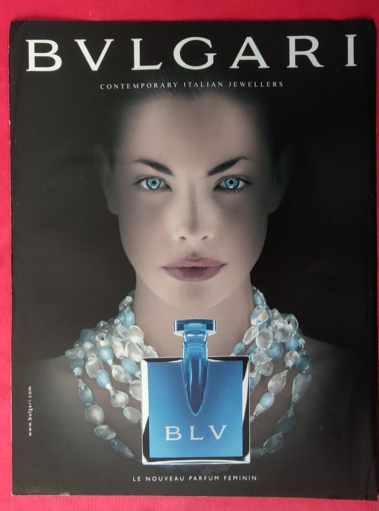 Press Advertising: Perfume BULGARI BLV