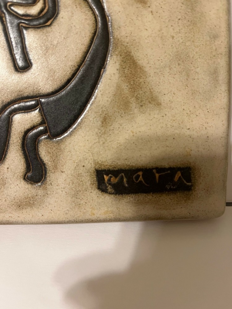 Mara- Kokopelli Trivet Tile 6"