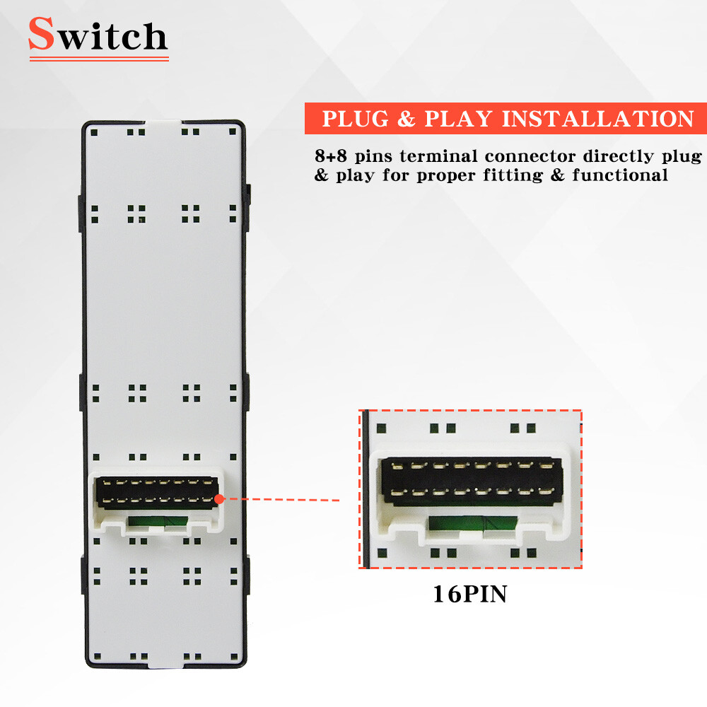 For 2011-2015 Hyundai Sonata Front Left Driver Side Master Power Window Switch