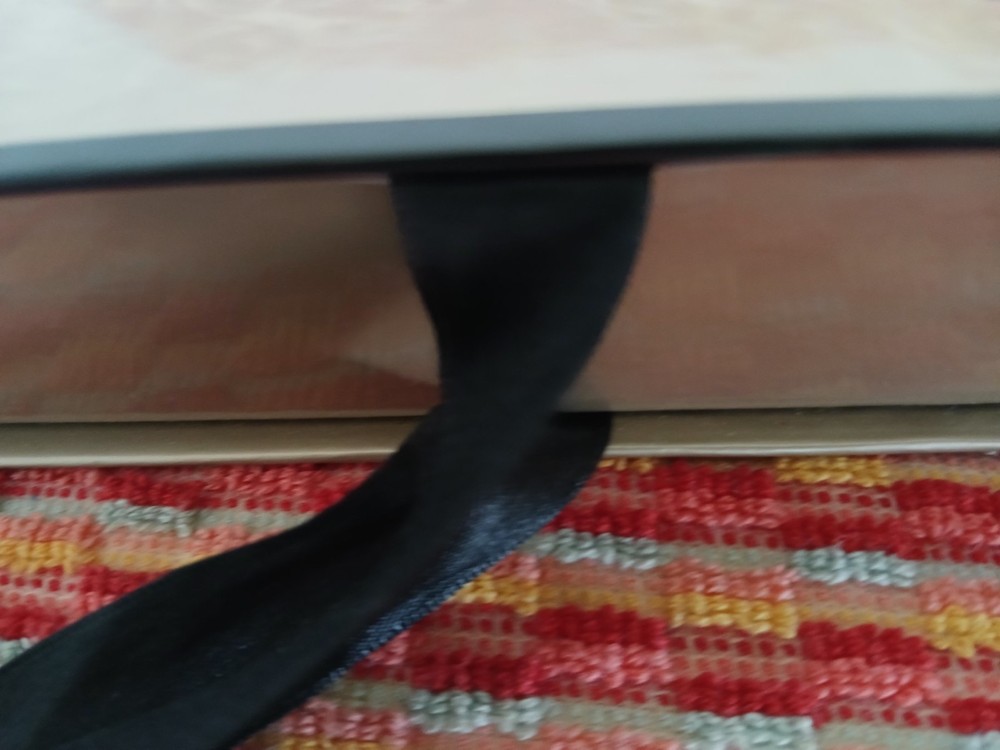 MaryKay Box silver/gold with black sash keepsake perfume box