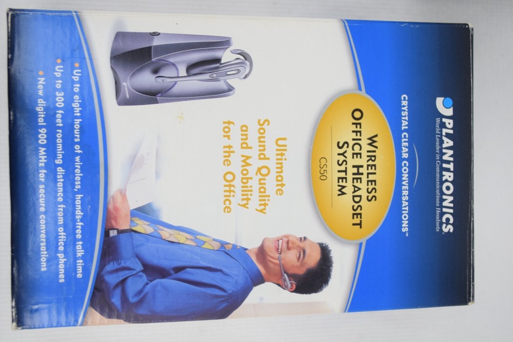 Plantronics CS50 Office Telephone Headset with Base