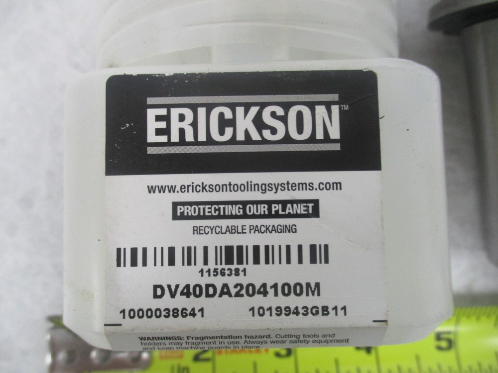 ERICKSON DV40DA204100M DOUBLE ANGLE COLLET CHUCK, V0834