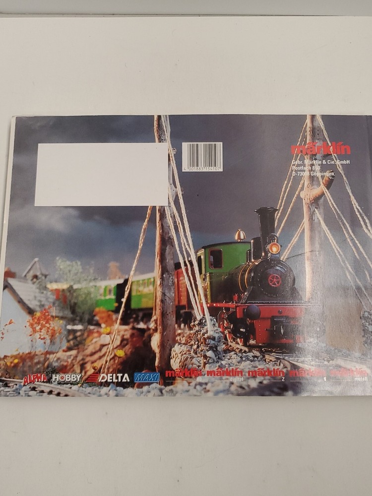 MARKLIN CATALOG COMPLETE PROGRAM 1994/95 E
