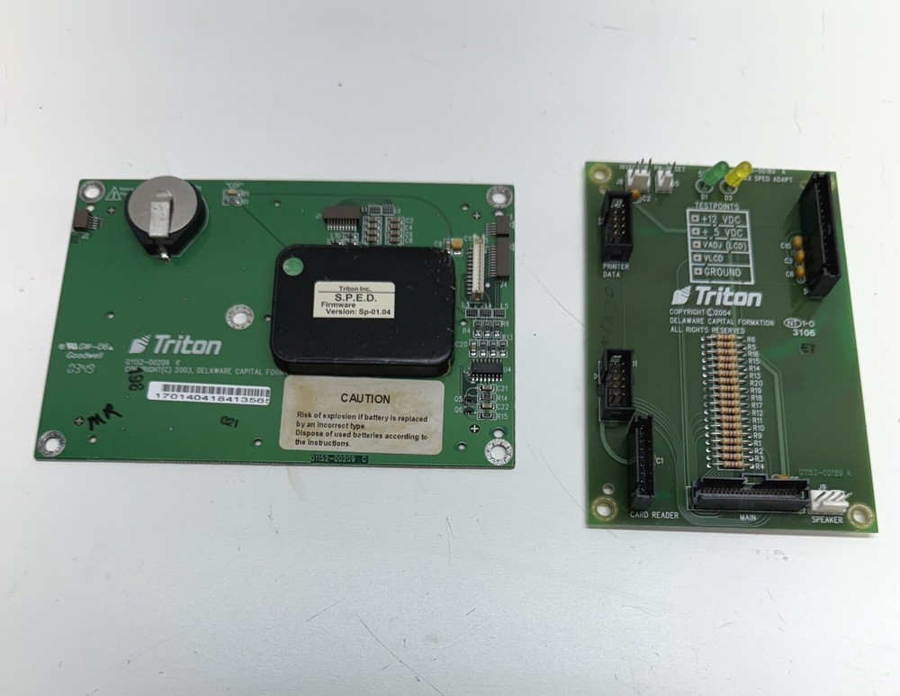 Triton Circuit Boards x 2, Sped Adapter and Second PCB, Untested