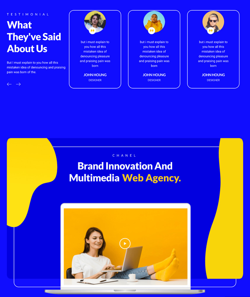 Web Agency Website Design with Free VPS Web Hosting and Installation