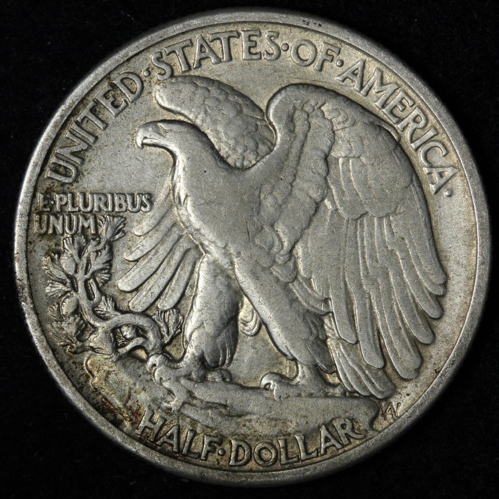 1918 Walking Liberty Silver Half Dollar VF+ E321 SREM
