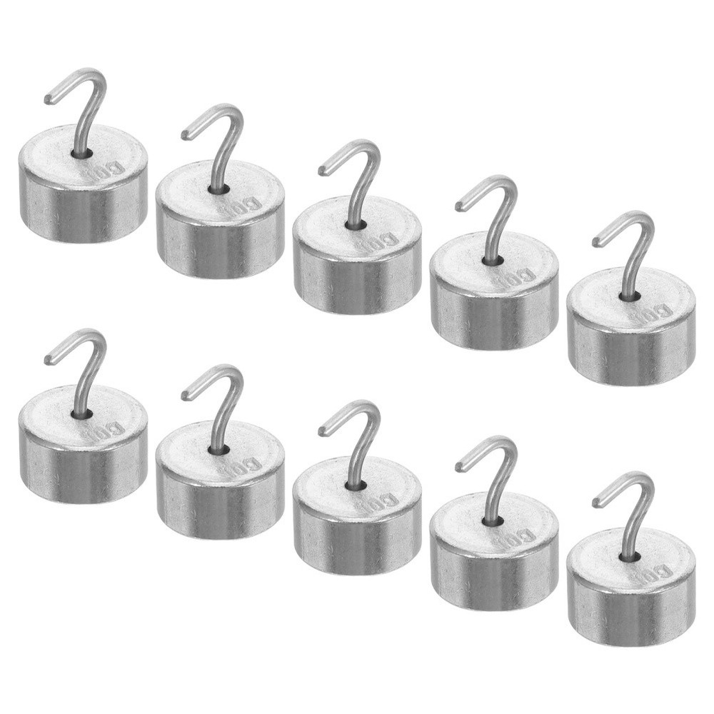 10 Pcs Small Calibration Weights Hanging Set for Digital Scale Hook Kit