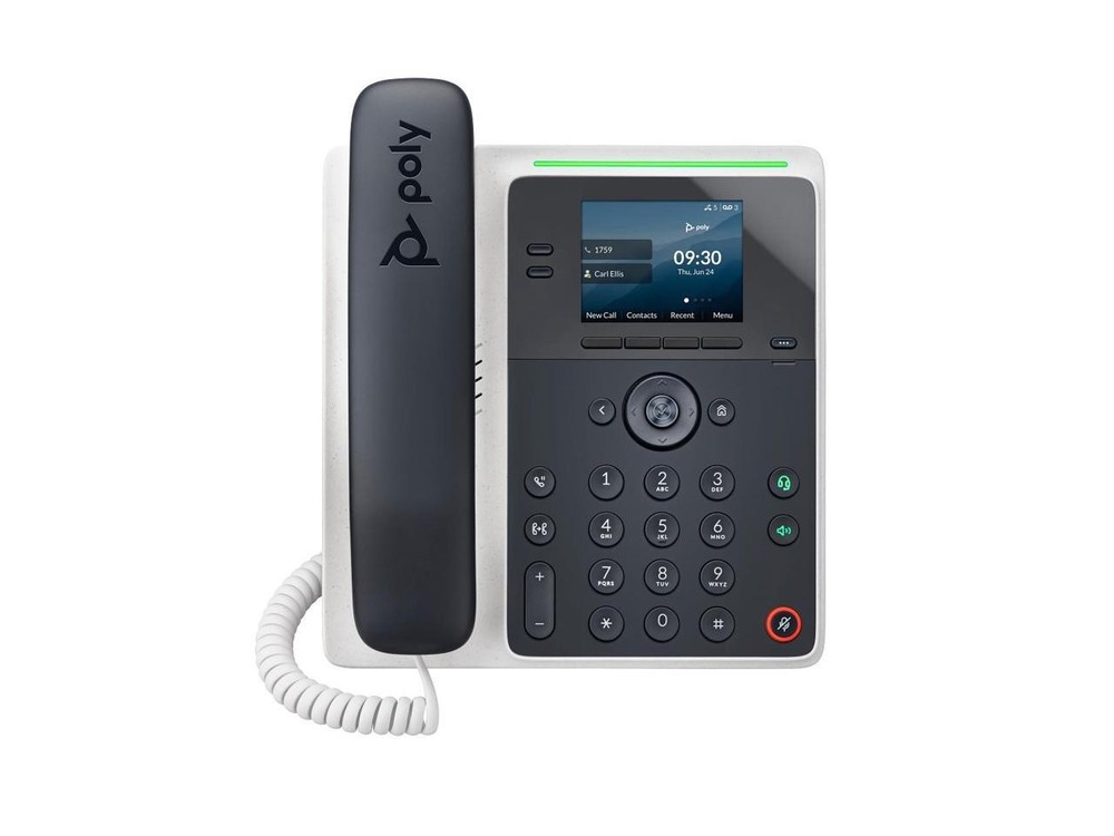 HP Poly Edge E100 IP Phone Corded - Desktop, Wall Mountable | 82M86AA