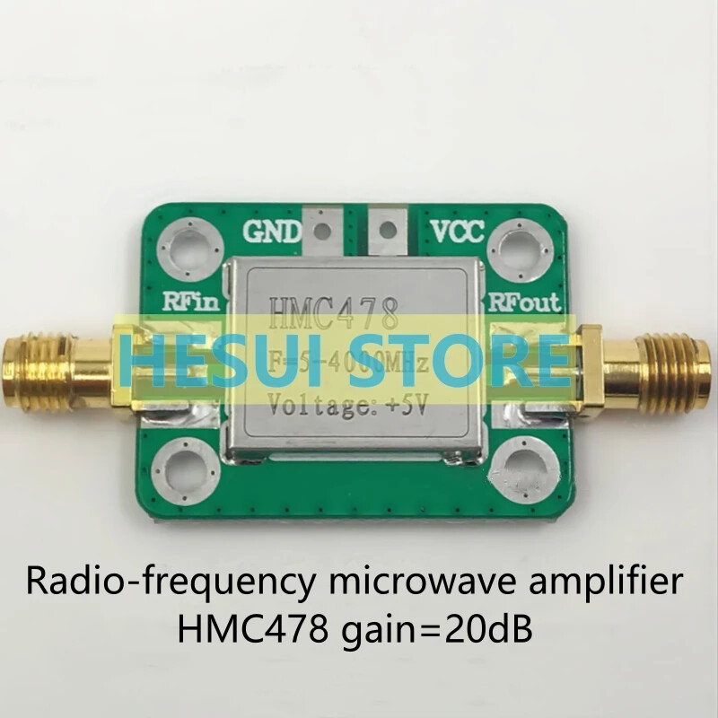 Rf microwave amplifier HMC478 gain=20dB