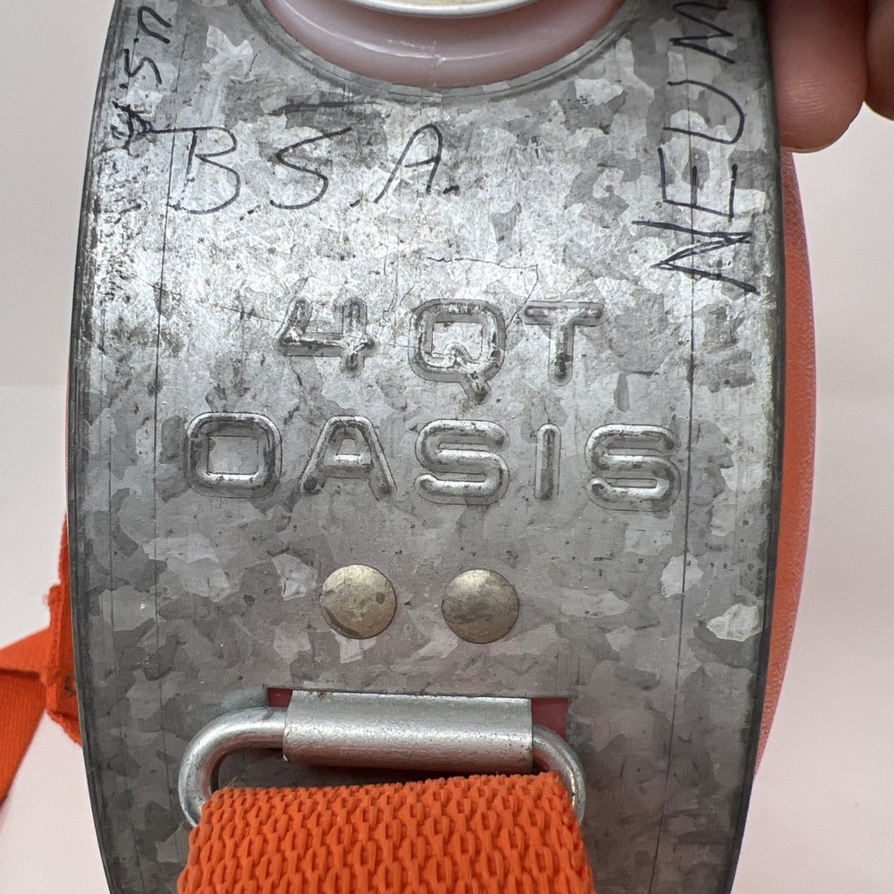 Oasis 4qt Canteen Orange with Strap