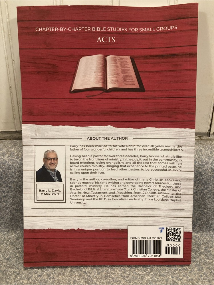 Acts: Chapter-By Chapter Bible Studies for Small Groups