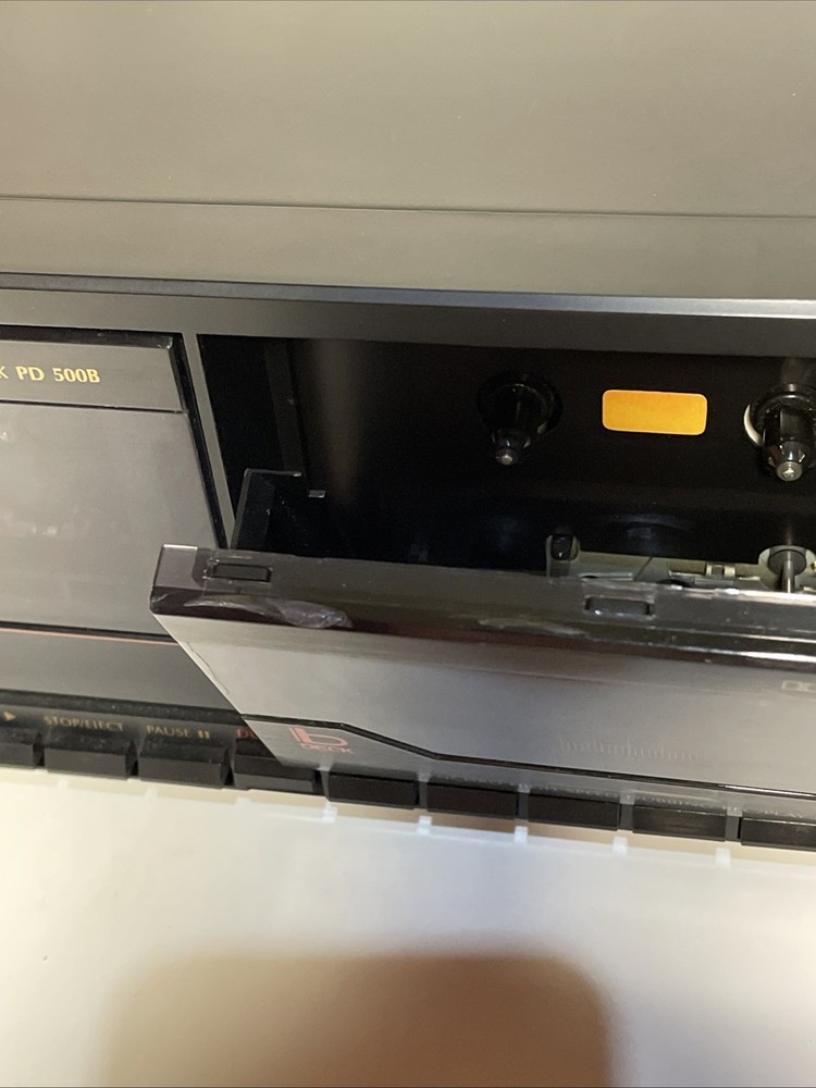 Philips PD 500B Double Cassette Deck Tested And Working Read