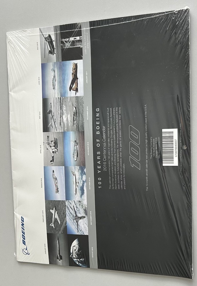 100 YEARS OF BOEING - 2016 Centennial Calendar